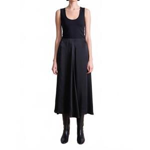 NEW APIECE APART primavera drape midi skirt in black